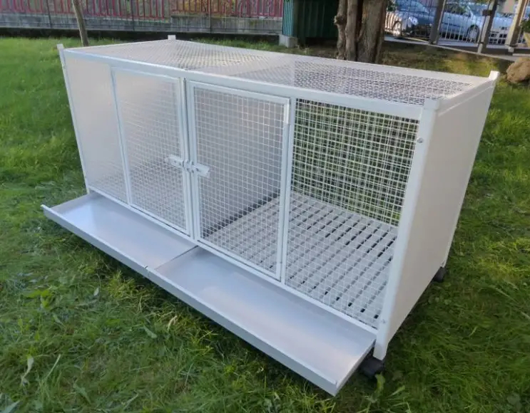 Cage for cats and dogs 150x60 with legs and wheels